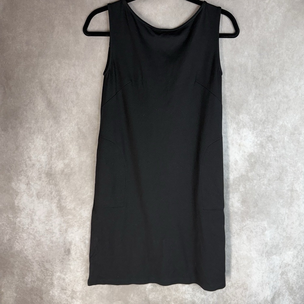 Ripley Rader Ponte Knit A Line Sleeveless Mini Dress‎ In Black Size 1/XS